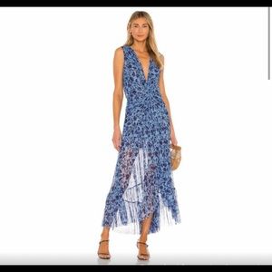 MISA Los Angeles AVA Midi Dress, worn only once